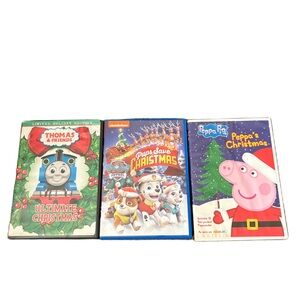 Thomas & Friends Holiday DVD Set Bundle Christmas Peppa Pig Paw Patrol